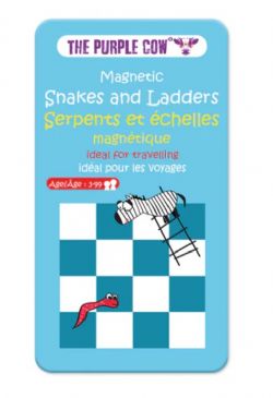 JEU MAGNÉTIQUE SERPENTS ET ÉCHELLES DE VOYAGE